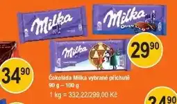 COOP DISKONT Milka cokoláda nabídka