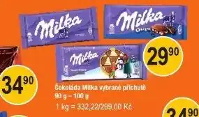 COOP DISKONT Milka cokoláda nabídka