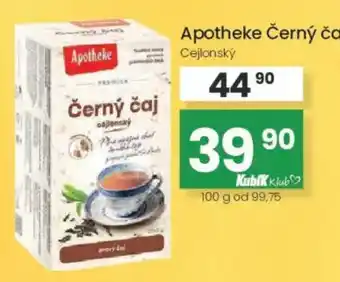 Apotheke černý čaj cejlonský