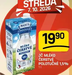 Flop Madeta mléko čerstvé polotučné nabídka
