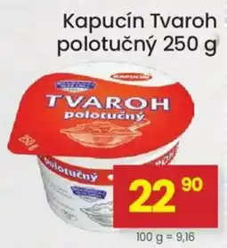 Kubík potraviny Kapucín Tvaroh polotučný nabídka
