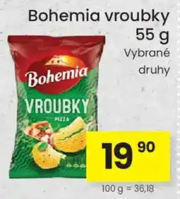 Kubík potraviny Bohemia vroubky pizza nabídka