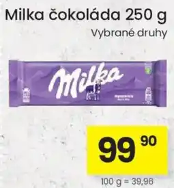 Kubík potraviny Milka čokoláda nabídka