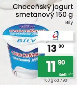 Kubík potraviny Choceňský jogurt smetanový bílý nabídka