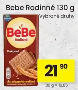 Kubík potraviny BeBe Rodinné nabídka