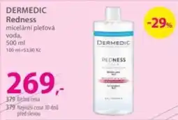 Hebe Dermedic redness micelarni pletova voda nabídka