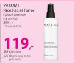 Hebe Yasumi rice facial toner nabídka