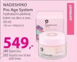 Hebe Nadeshiko pro age system hydratační pleťový krém na den a noc nabídka