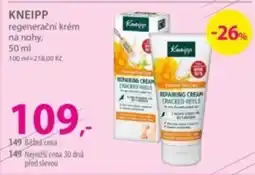 Hebe Kneipp regenerační krém na nohy nabídka