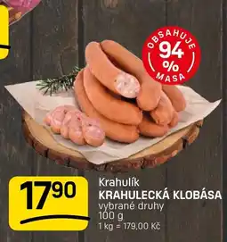Flop Krahlík krahulecká klobása nabídka