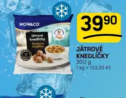 Flop Nowaco játrové knedlíčky nabídka