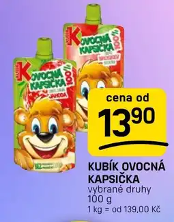 Flop Kubík ovocná kapsička nabídka