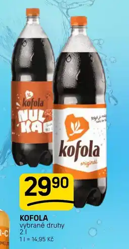 Flop Kofola vybrané druhy nabídka