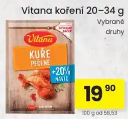 Kubík potraviny Vitana kuře pečené nabídka