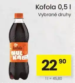 Kubík potraviny Kofola mul ká nabídka