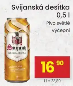 Kubík potraviny Svijany svijanská desítka nabídka