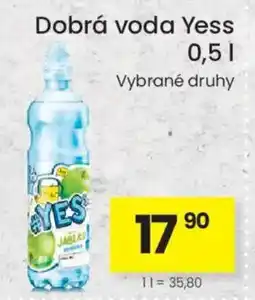 Kubík potraviny Dobrá voda Yess nabídka