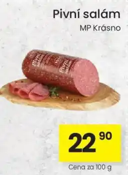 Kubík potraviny MP Krásno pivní salám nabídka