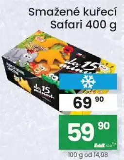 Kubík potraviny Safari smažené kuřecí nabídka