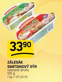 Flop Zálesák smetanový sýr nabídka