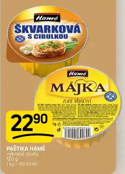 Flop Paštika hamé škvarková s cibulkou nabídka