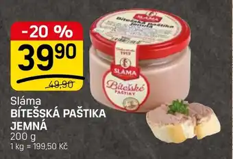 Sláma bítešská paštika jemná