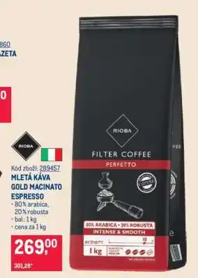 MLETÁ KÁVA GOLD MACINATO ESPRESSO