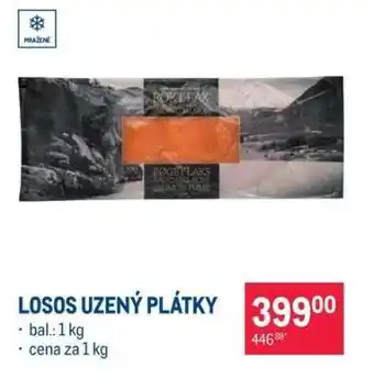 Losos uzený plátky
