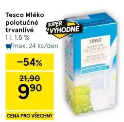 Tesco Tesco Mléko polotučné trvanlivé nabídka