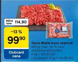 Tesco Tesco Mleté maso vepřové nabídka