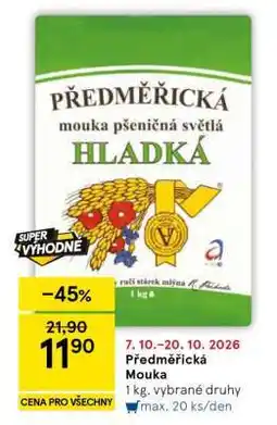 Tesco Předměřická Mouka nabídka