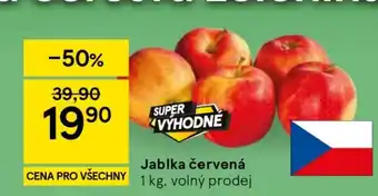 Tesco Jablka červená nabídka