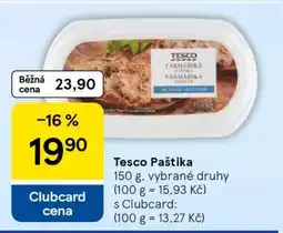 Tesco Tesco Paštika nabídka