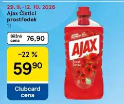 Tesco Ajax ČISTICÍ PROSTŘEDEK nabídka