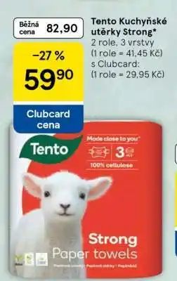 Tesco Tento Kuchyňské utěrky Strong nabídka
