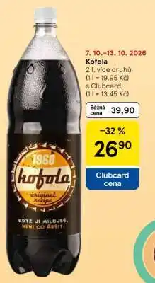 Tesco Kofola nabídka