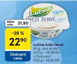 Tesco Lučina svěží žervé nabídka