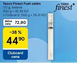 Tesco Tesco Finest Fuet salám nabídka
