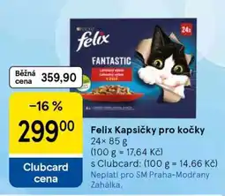 Tesco Felix kapsičky pro kočky nabídka