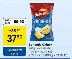Tesco BOHEMIA CHIPSY nabídka