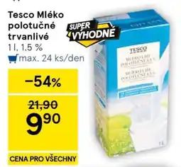 Tesco Tesco Mléko polotučné trvanlivé nabídka