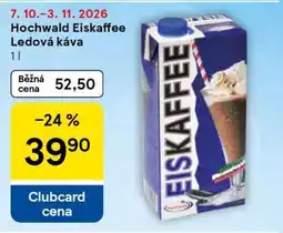 Tesco Hochwald Eiskaffee Ledová káva nabídka