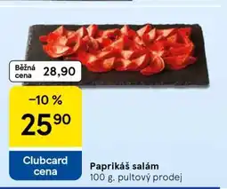Tesco Paprikáš salám nabídka