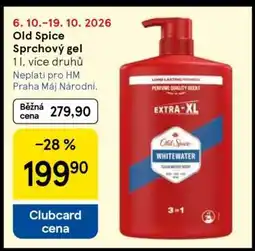 Tesco Old Spice sprchový gel nabídka