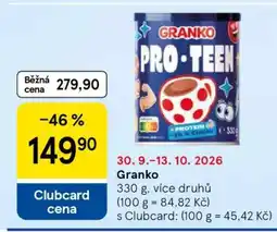 Tesco Granko nabídka