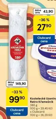 Tesco Kostelecké Uzeniny Retro Křemešník nabídka