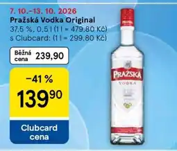 Tesco Pražská Vodka Original nabídka