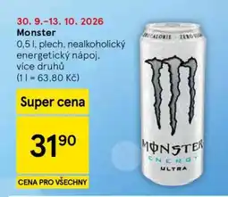 Tesco Monster nabídka