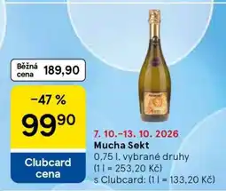 Tesco Mucha sekt nabídka