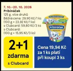 Tesco Pribináček nabídka